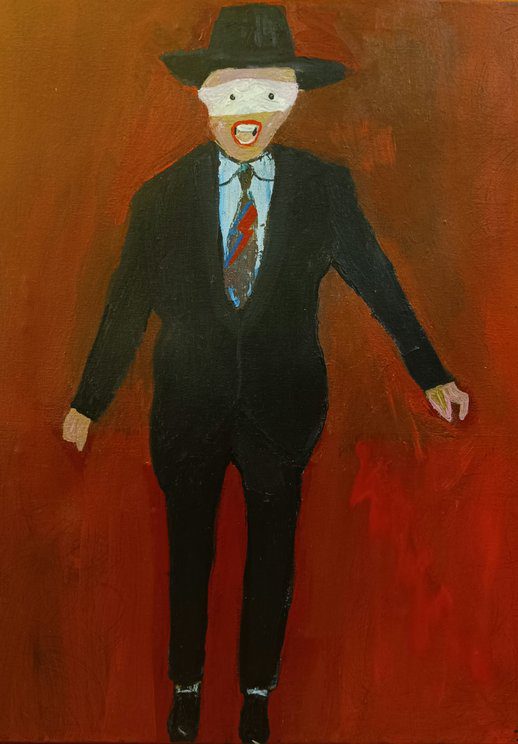 acrylic bowie/paintings by the Stratfordian