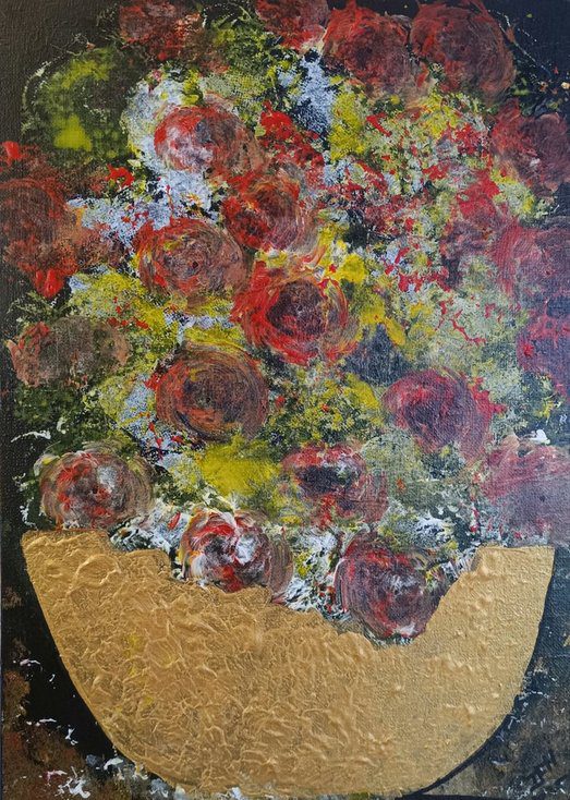 acrylic still life/paintings by the Stratfordian