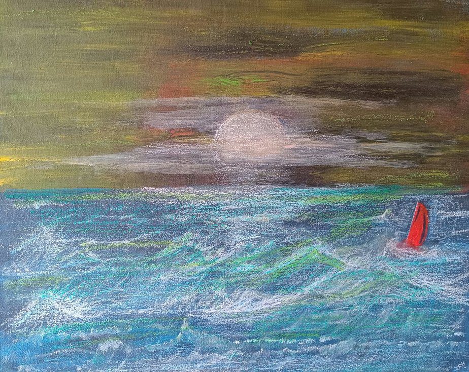 Impression of a rough sea/paintings by the Stratfordian